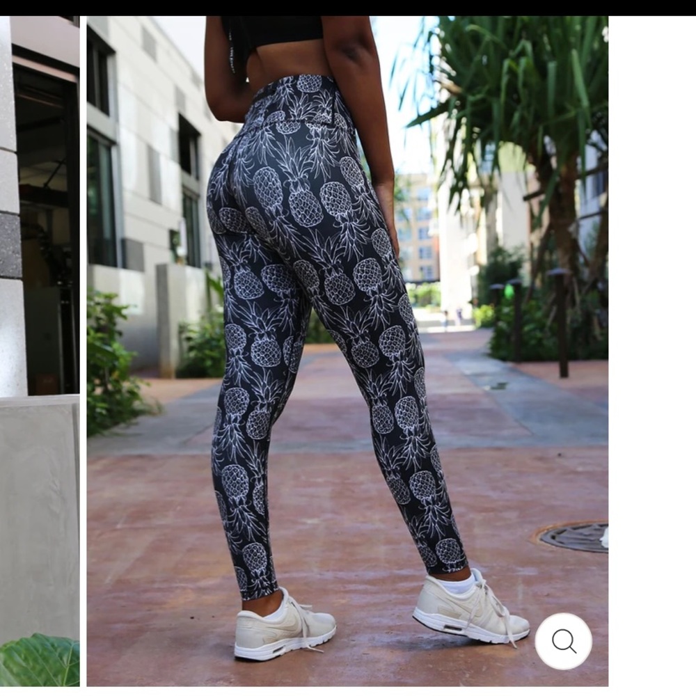NWOT Black Pineapple Leggings from Love Fitness Apparel